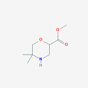 Methyl 5,5-dimethylmorpholine-2-carboxylate