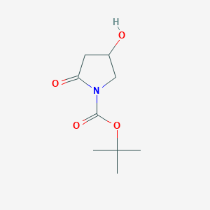 molecular formula C9H15NO4 B2811065 tert-Butyl 4-hydroxy-2-oxopyrrolidine-1-carboxylate CAS No. 409341-03-3