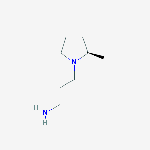 3-[(2R)-2-methylpyrrolidin-1-yl]propan-1-amine
