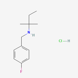 N-(4-Fluorobenzyl)-2-methylbutan-2-amine hydrochloride
