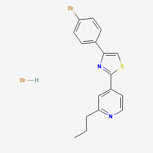 4-[4-(4-Bromophenyl)-1,3-thiazol-2-yl]-2-propylpyridine hydrobromide