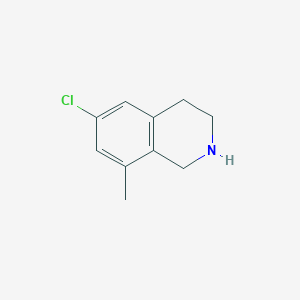 molecular formula C10H12ClN B2811125 6-Chloro-8-methyl-1,2,3,4-tetrahydroisoquinoline CAS No. 1691757-71-7