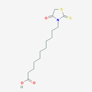 11-(4-Oxo-2-thioxo-1,3-thiazolidin-3-yl)undecanoic acid