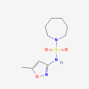N-(5-methyl-1,2-oxazol-3-yl)azepane-1-sulfonamide