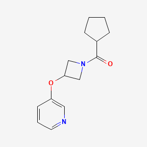 Cyclopentyl(3-(pyridin-3-yloxy)azetidin-1-yl)methanone