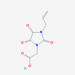 2-[2,4,5-Trioxo-3-(prop-2-en-1-yl)imidazolidin-1-yl]acetic acid