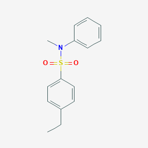 molecular formula C15H17NO2S B281116 4-ethyl-N-methyl-N-phenylbenzenesulfonamide 