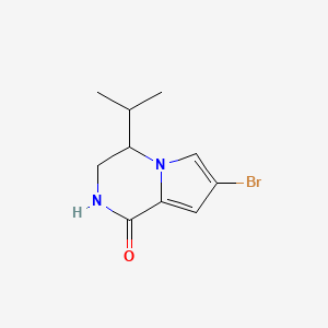 7-Bromo-4-propan-2-yl-3,4-dihydro-2H-pyrrolo[1,2-a]pyrazin-1-one