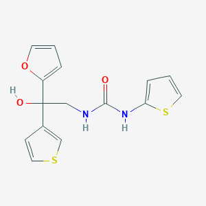 1-(2-(Furan-2-yl)-2-hydroxy-2-(thiophen-3-yl)ethyl)-3-(thiophen-2-yl)urea