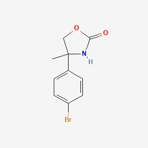 4-(4-Bromophenyl)-4-methyl-1,3-oxazolidin-2-one
