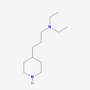 molecular formula C12H26N2 B2811210 二乙基[3-(哌啶-4-基)丙基]胺 CAS No. 127425-06-3