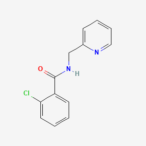 molecular formula C13H11ClN2O B2811218 2-chloro-N-(pyridin-2-ylmethyl)benzamide CAS No. 56913-63-4