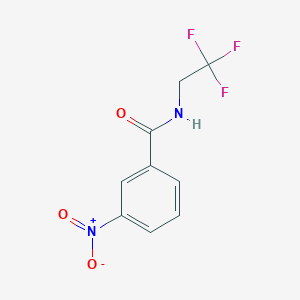 molecular formula C9H7F3N2O3 B2811308 3-nitro-N-(2,2,2-trifluoroethyl)benzamide CAS No. 26930-22-3