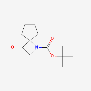 molecular formula C12H19NO3 B2811333 Tert-butyl 3-oxo-1-azaspiro[3.4]octane-1-carboxylate CAS No. 2445786-88-7