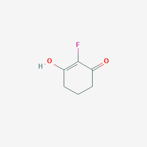 molecular formula C6H7FO2 B2811342 2-氟-3-羟基环己-2-烯-1-酮 CAS No. 183742-83-8