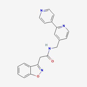 N-([2,4'-bipyridin]-4-ylmethyl)-2-(benzo[d]isoxazol-3-yl)acetamide