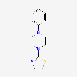 molecular formula C13H15N3S B2811347 2-(4-Phenylpiperazin-1-yl)thiazole CAS No. 1789594-90-6