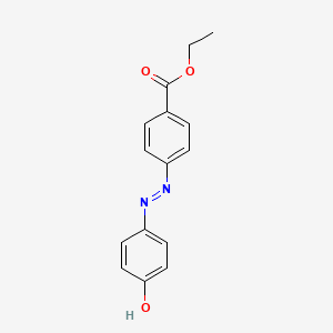molecular formula C15H14N2O3 B2811371 4-(4-Hydroxyphenylazo)benzoic acid ethyl ester CAS No. 4418-89-7