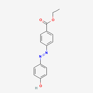 molecular formula C15H14N2O3 B2811371 4-(4-羟基苯基偶氮)苯甲酸乙酯 CAS No. 4418-89-7