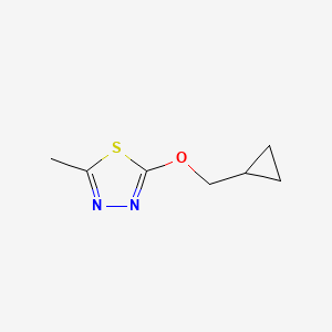 2-(Cyclopropylmethoxy)-5-methyl-1,3,4-thiadiazole
