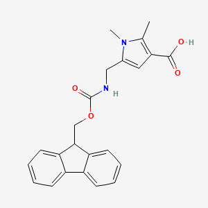 5-[(9H-Fluoren-9-ylmethoxycarbonylamino)methyl]-1,2-dimethylpyrrole-3-carboxylic acid