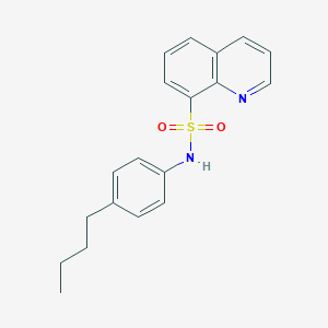 molecular formula C19H20N2O2S B281139 N-(4-butylphenyl)-8-quinolinesulfonamide 