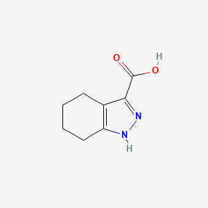 molecular formula C8H10N2O2 B2811397 4,5,6,7-Tetrahydro-1H-indazole-3-carboxylic acid CAS No. 6076-13-7