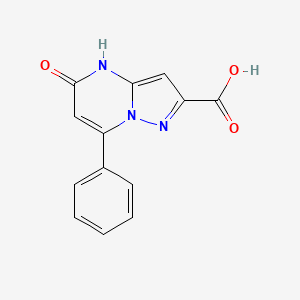 5-Oxo-7-phenyl-4,8-dihydropyrazolo[1,5-a]pyrimidine-2-carboxylic acid