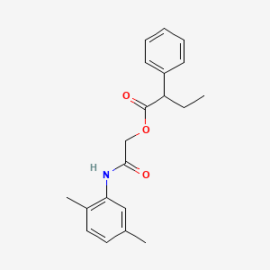 [(2,5-Dimethylphenyl)carbamoyl]methyl 2-phenylbutanoate
