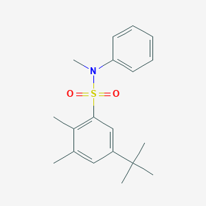molecular formula C19H25NO2S B281144 5-tert-butyl-N,2,3-trimethyl-N-phenylbenzenesulfonamide 
