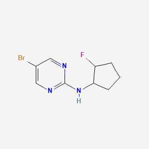 5-bromo-N-(2-fluorocyclopentyl)pyrimidin-2-amine