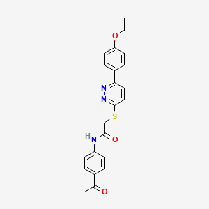 N-(4-acetylphenyl)-2-((6-(4-ethoxyphenyl)pyridazin-3-yl)thio)acetamide