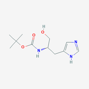 tert-Butyl N-[(2S)-1-hydroxy-3-(1H-imidazol-4-yl)propan-2-yl]carbamate