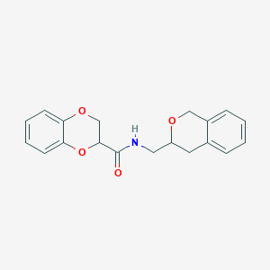 N-(isochroman-3-ylmethyl)-2,3-dihydrobenzo[b][1,4]dioxine-2-carboxamide