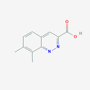 molecular formula C11H10N2O2 B2811478 7,8-Dimethylcinnoline-3-carboxylic acid CAS No. 1488567-05-0