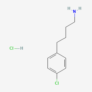 molecular formula C10H15Cl2N B2811487 4-(4-Chlorophenyl)butan-1-amine hydrochloride CAS No. 79945-12-3