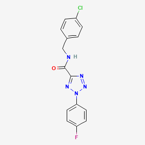 N-(4-chlorobenzyl)-2-(4-fluorophenyl)-2H-tetrazole-5-carboxamide