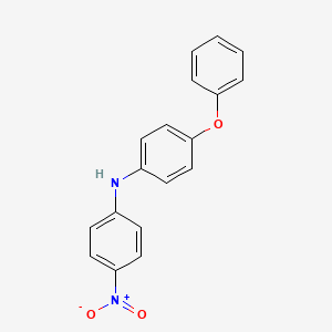 molecular formula C18H14N2O3 B2811496 4-nitro-N-(4-phenoxyphenyl)aniline CAS No. 57438-67-2