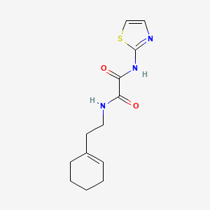 molecular formula C13H17N3O2S B2811503 N1-(2-(cyclohex-1-en-1-yl)ethyl)-N2-(thiazol-2-yl)oxalamide CAS No. 920176-50-7