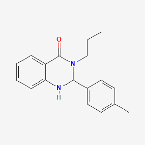 3-Propyl-2-p-tolyl-2,3-dihydro-1H-quinazolin-4-one