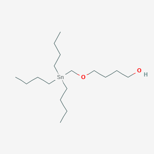 molecular formula C17H38O2Sn B2811536 4-((Tributylstannyl)methoxy)butan-1-ol CAS No. 1079333-36-0