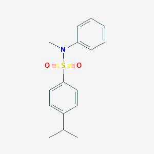 molecular formula C16H19NO2S B281154 4-isopropyl-N-methyl-N-phenylbenzenesulfonamide 