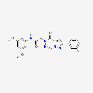 N-(3,5-dimethoxyphenyl)-2-[2-(3,4-dimethylphenyl)-4-oxopyrazolo[1,5-d][1,2,4]triazin-5(4H)-yl]acetamide