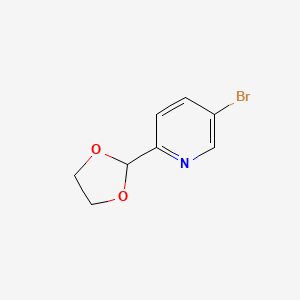5-Bromo-2-(1,3-dioxolan-2-yl)pyridine