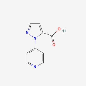 2-Pyridin-4-ylpyrazole-3-carboxylic acid