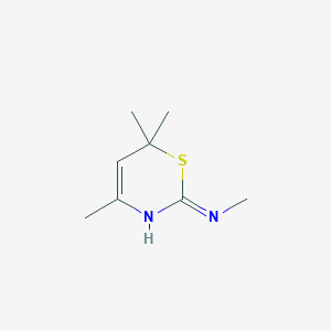 molecular formula C8H14N2S B2811605 N,4,6,6-四甲基-6H-1,3-噻嗪-2-胺 CAS No. 58544-50-6