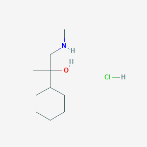 2-Cyclohexyl-1-(methylamino)propan-2-ol;hydrochloride