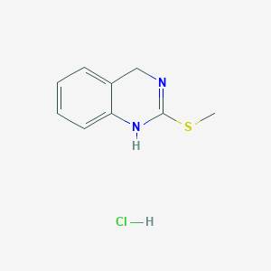 molecular formula C9H11ClN2S B2811664 2-(Methylsulfanyl)-1,4-dihydroquinazoline hydrochloride CAS No. 1211342-26-5