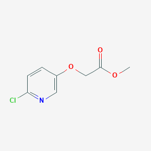 molecular formula C8H8ClNO3 B2811699 Methyl 2-[(6-Chloro-3-pyridyl)oxy]acetate CAS No. 928118-49-4