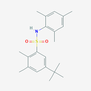 molecular formula C21H29NO2S B281170 5-tert-butyl-N-mesityl-2,3-dimethylbenzenesulfonamide 